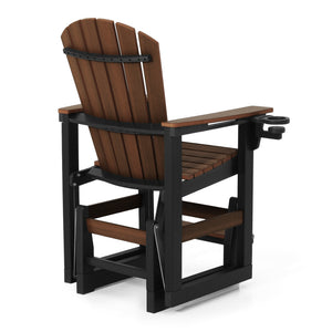 Adirondack Counter Glider With Cup Holder