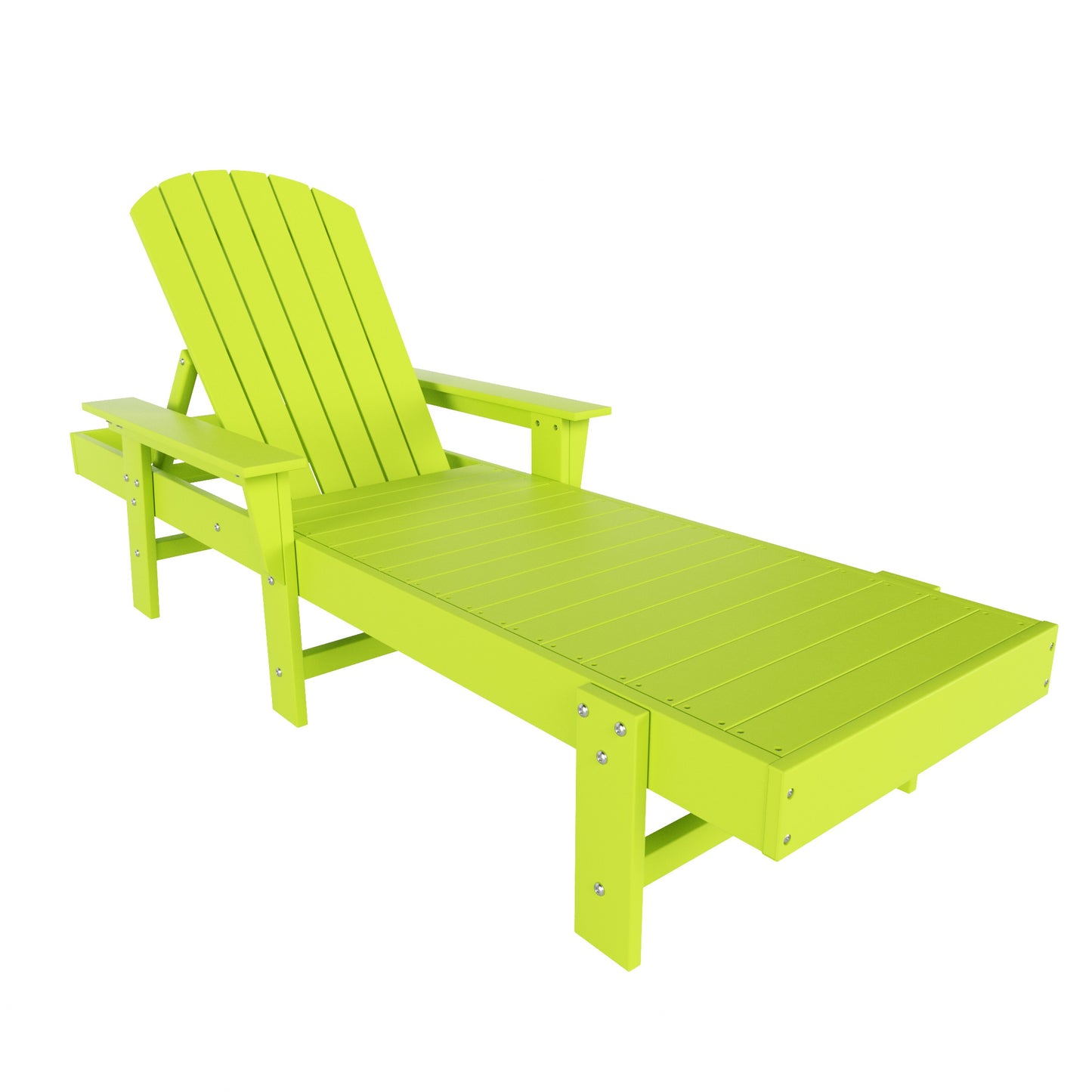 Westport Classic All-Weather Outdoor Adirondack Reclining Sun Lounger With Arms Rests