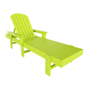 Westport Classic All-Weather Outdoor Adirondack Reclining Sun Lounger With Arms Rests