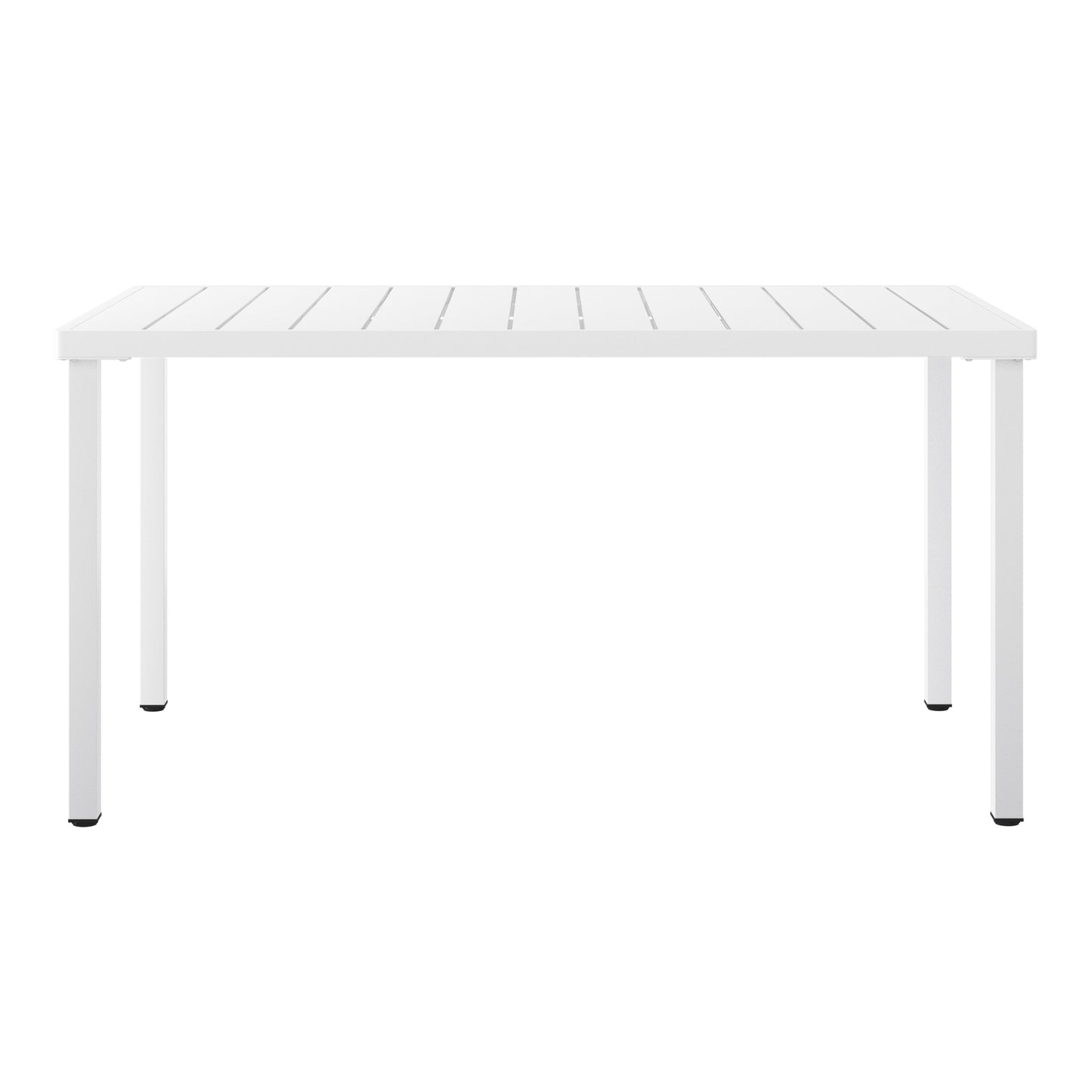 Polyform 59" x 35.4" Steel Rectangular Dining Table