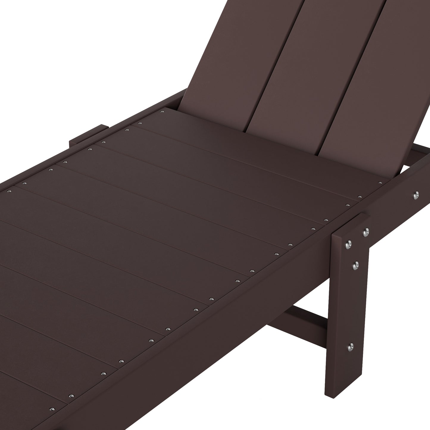 Malibu Modern All-Weather Outdoor Reclining Sun Lounger With Wheels