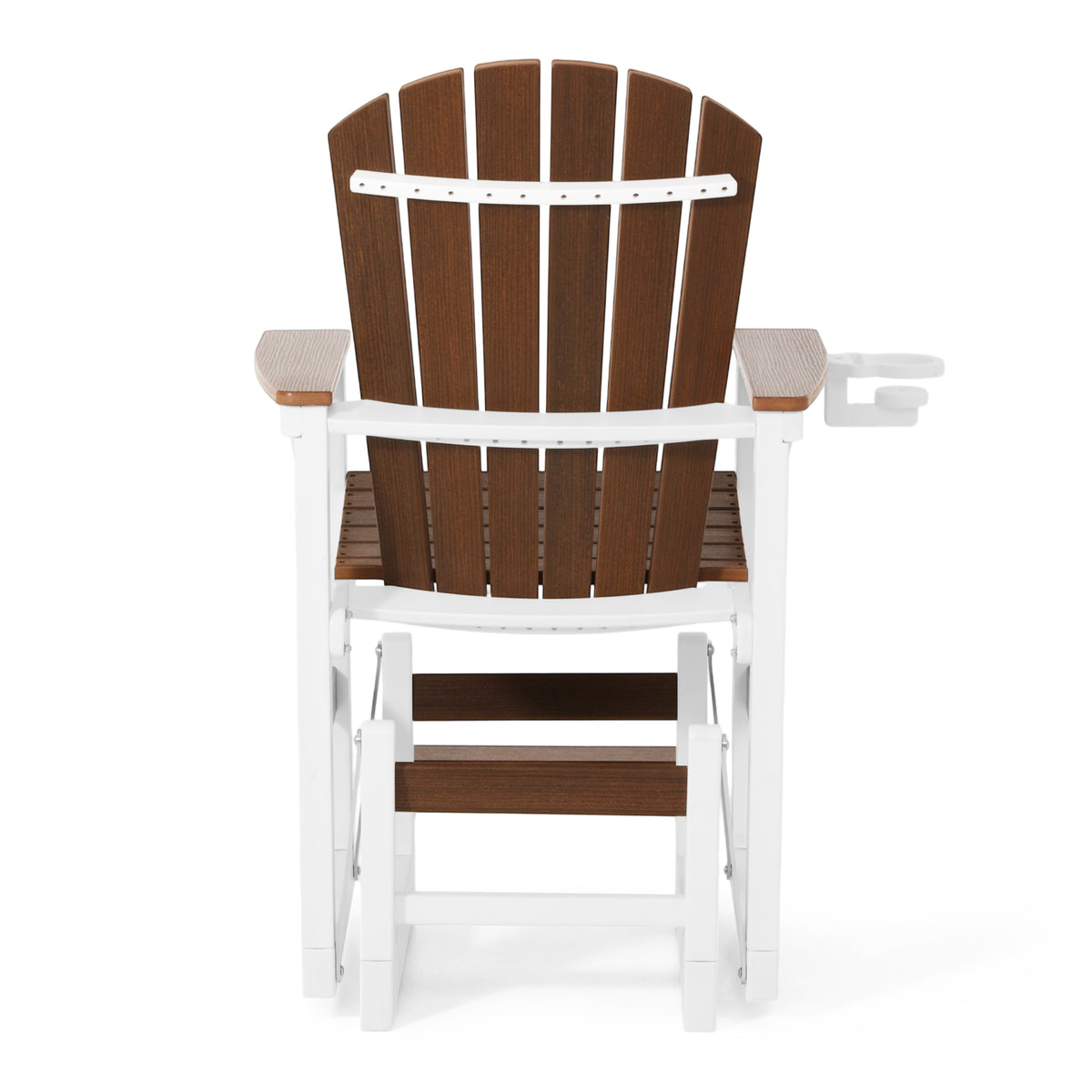 Adirondack Counter Glider With Cup Holder