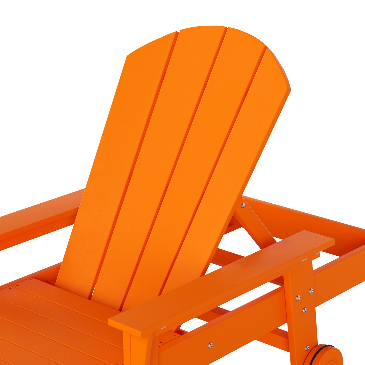 Chatham All-Weather Outdoor Adirondack Reclining Sun Lounger With Arms Rests & Wheels