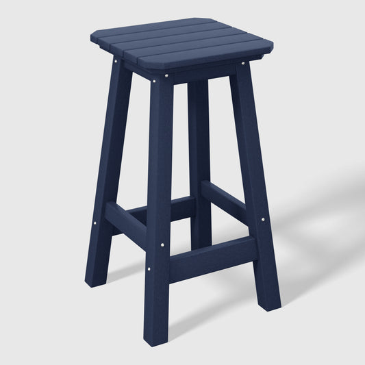 Stockholm  All-Weather Outdoor Square Counter Stool (24" Seat Height)