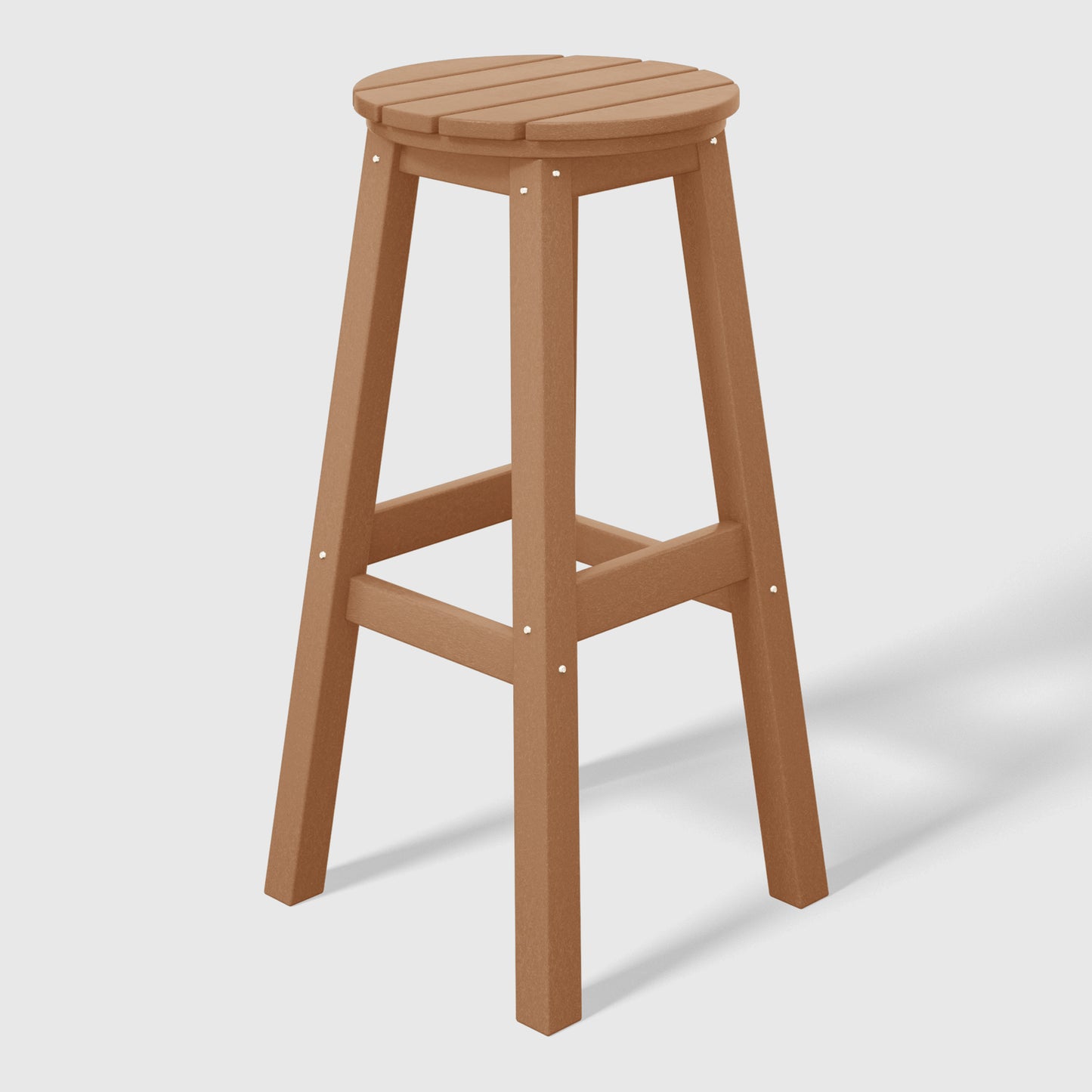Stockholm All-Weather Outdoor Round Bar Stool (29" Height)