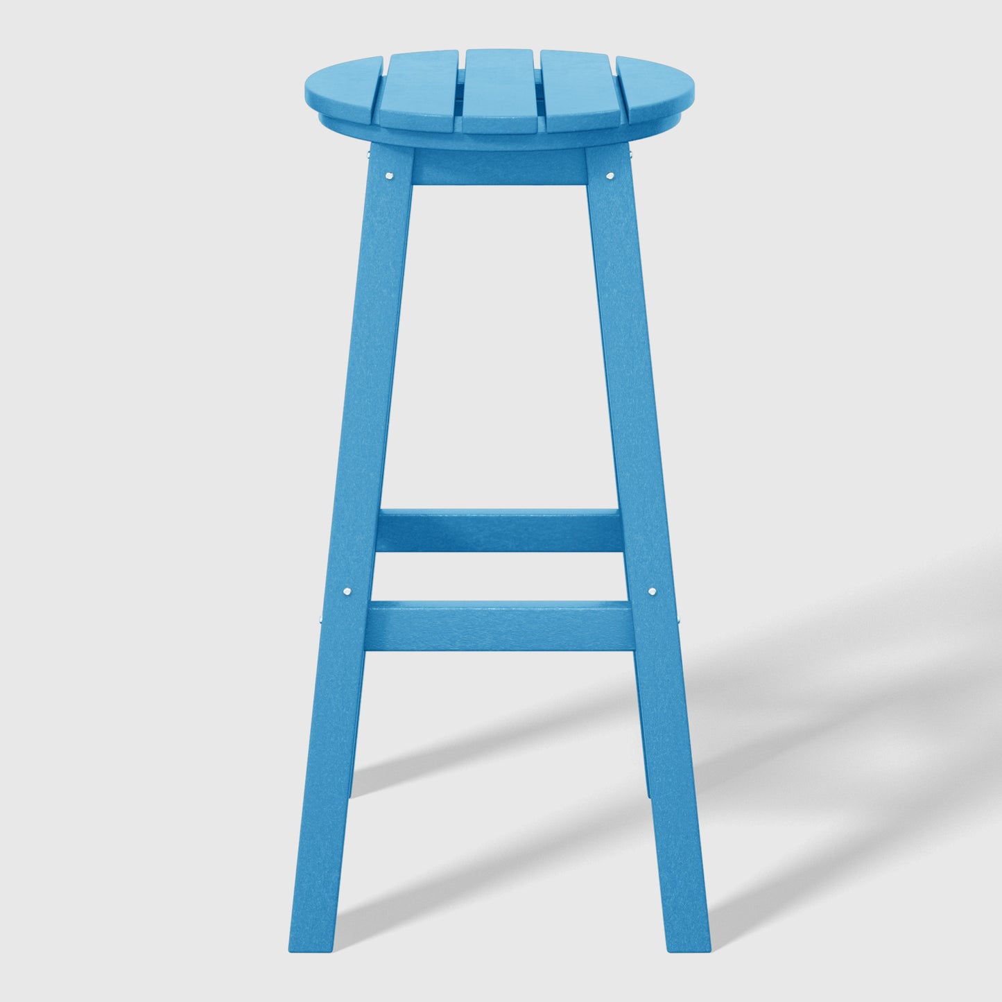 Stockholm All-Weather Outdoor Round Bar Stool (29" Height)