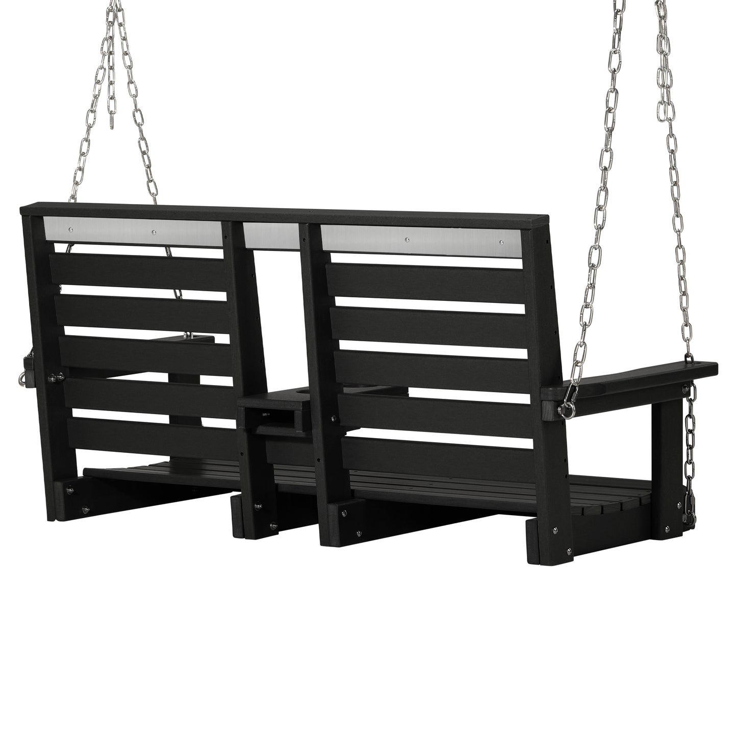 Charleston 54" Porch Swing with Folding Cup Holder