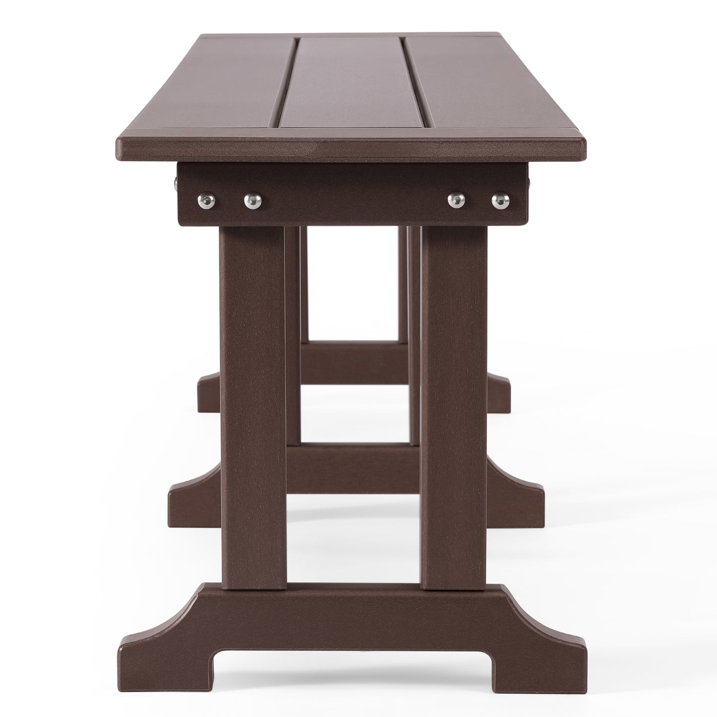 Tuscany All-Weather Outdoor 65" Trestle Dining Bench