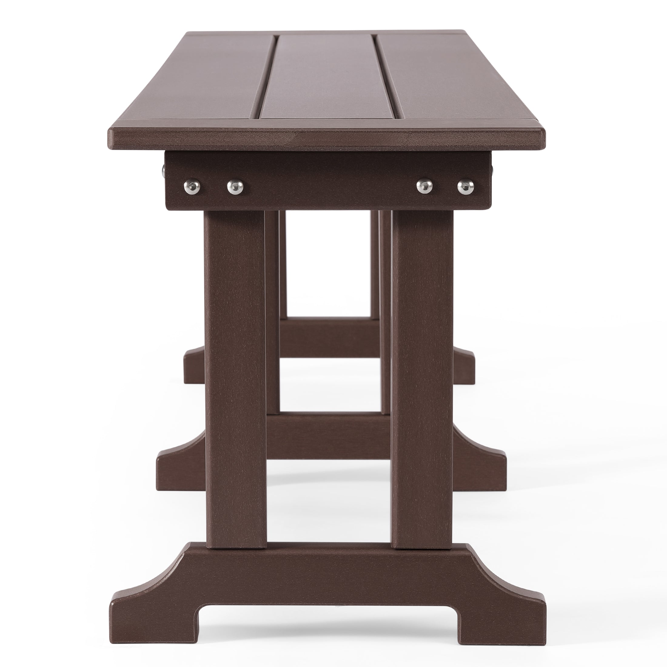 Tuscany All-Weather Outdoor 65" Trestle Dining Bench