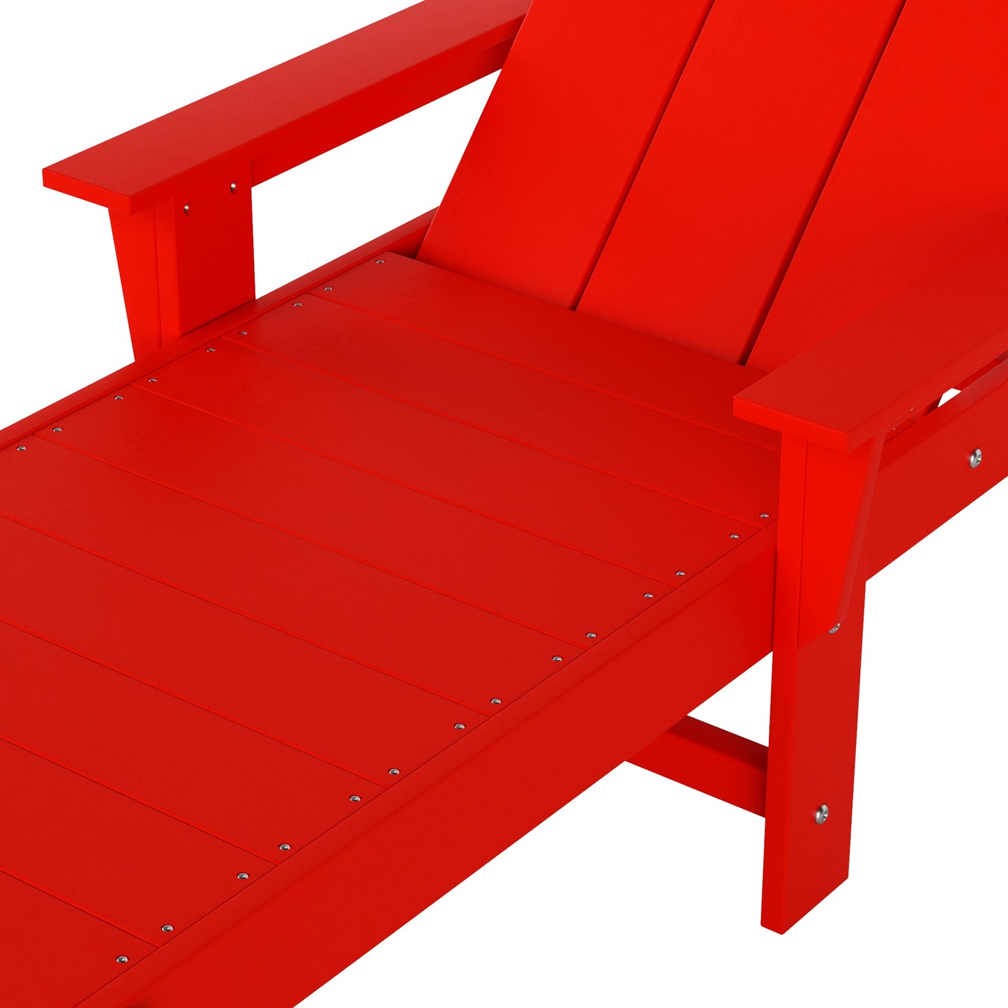 Malibu Modern All-Weather Outdoor Reclining Sun Lounger With Arm Rests & Wheels