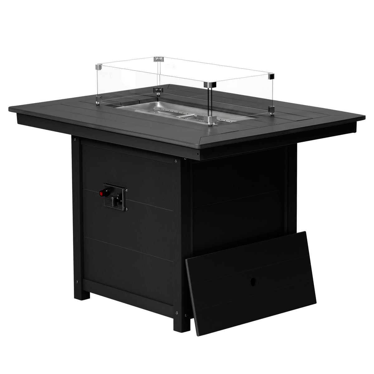 Sedona Rectangular 34" X 46" Dining Fire Pit Table