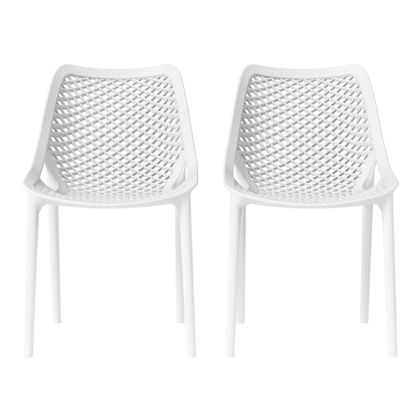 Polyform Stacking Dining Side Chair (Set of 2)
