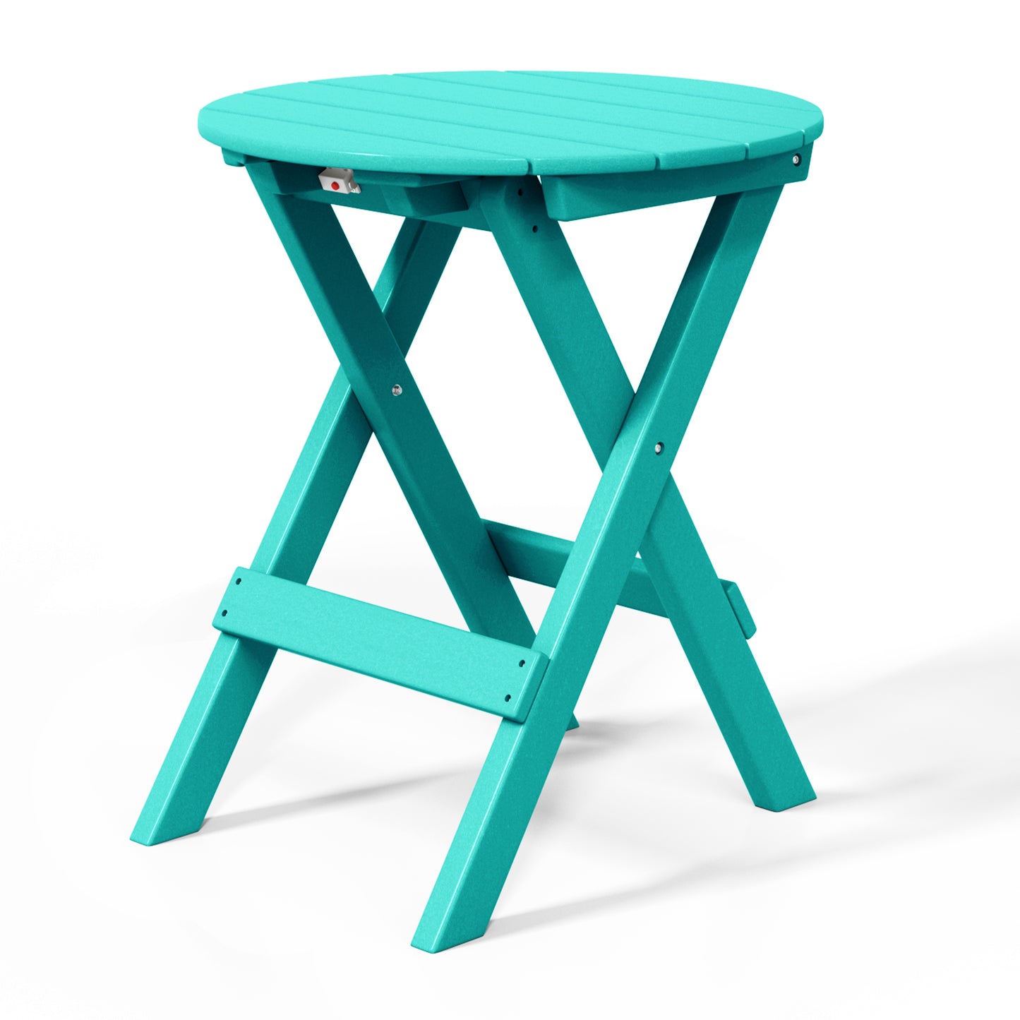 Tuscany All-Weather Outdoor Patio Round Folding Dining Table (24" Top)