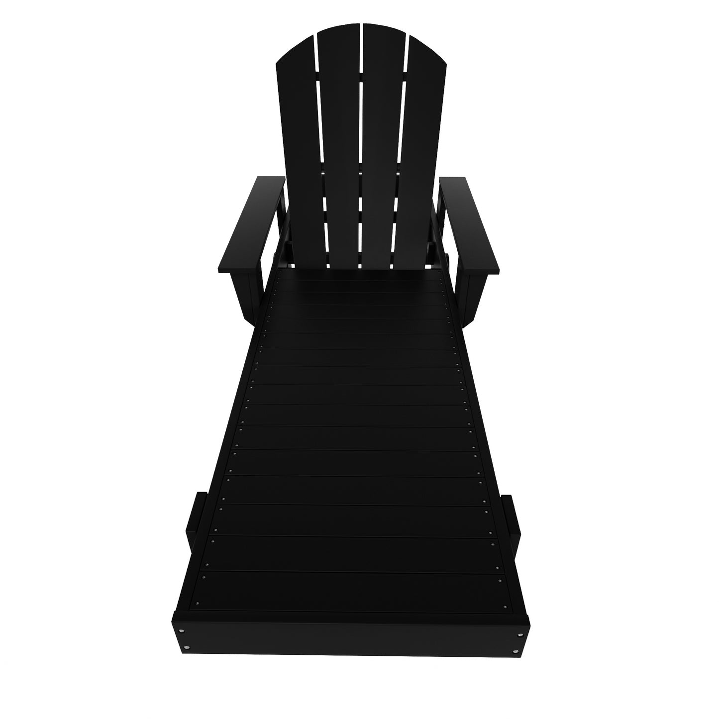 Chatham All-Weather Outdoor Adirondack Reclining Sun Lounger With Arms Rests & Wheels