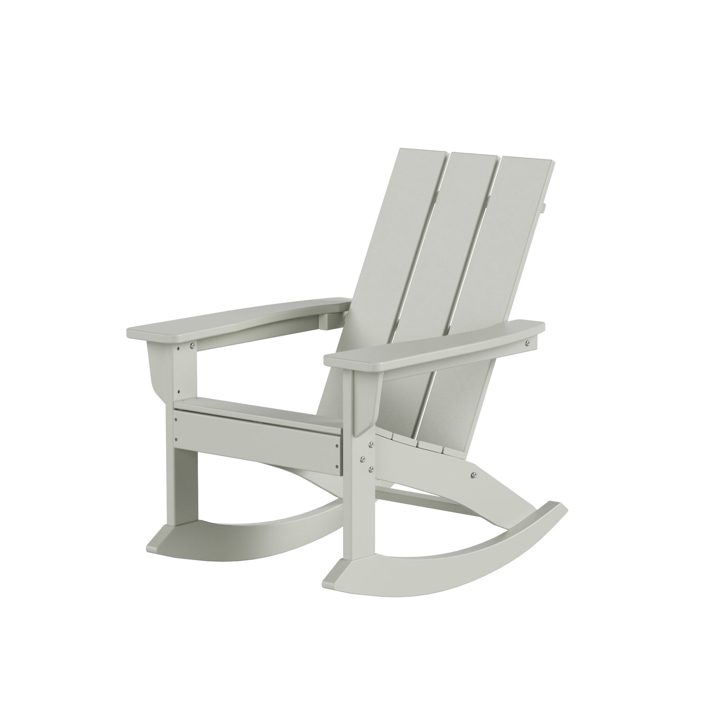 Malibu Modern All-Weather Outdoor Rocking Adirondack Chair