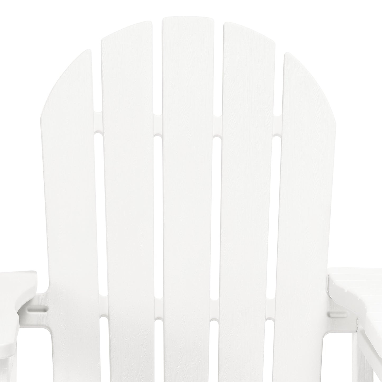 Set of Snap'n Lock Adirondack Chairs with Connecting Wedge Table (No Tools or Hardware)
