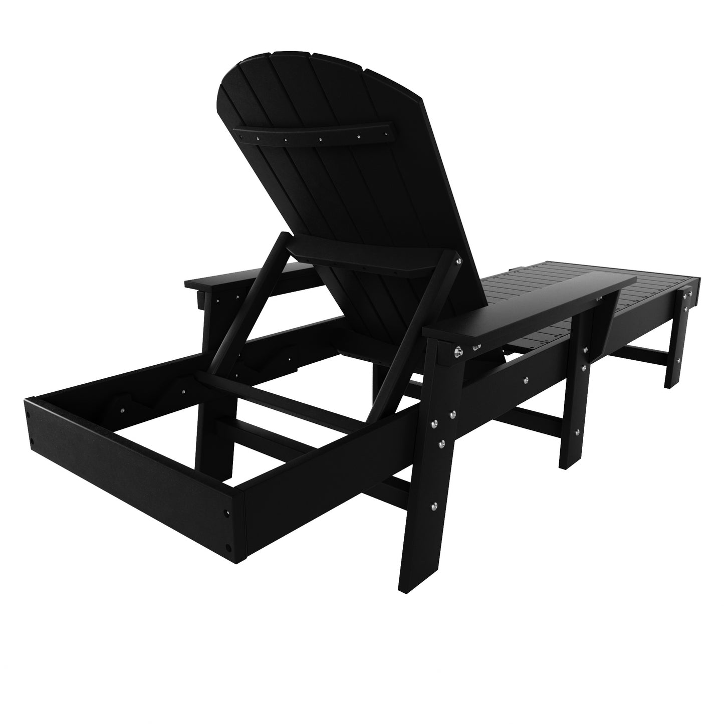 Westport Classic All-Weather Outdoor Adirondack Reclining Sun Lounger With Arms Rests