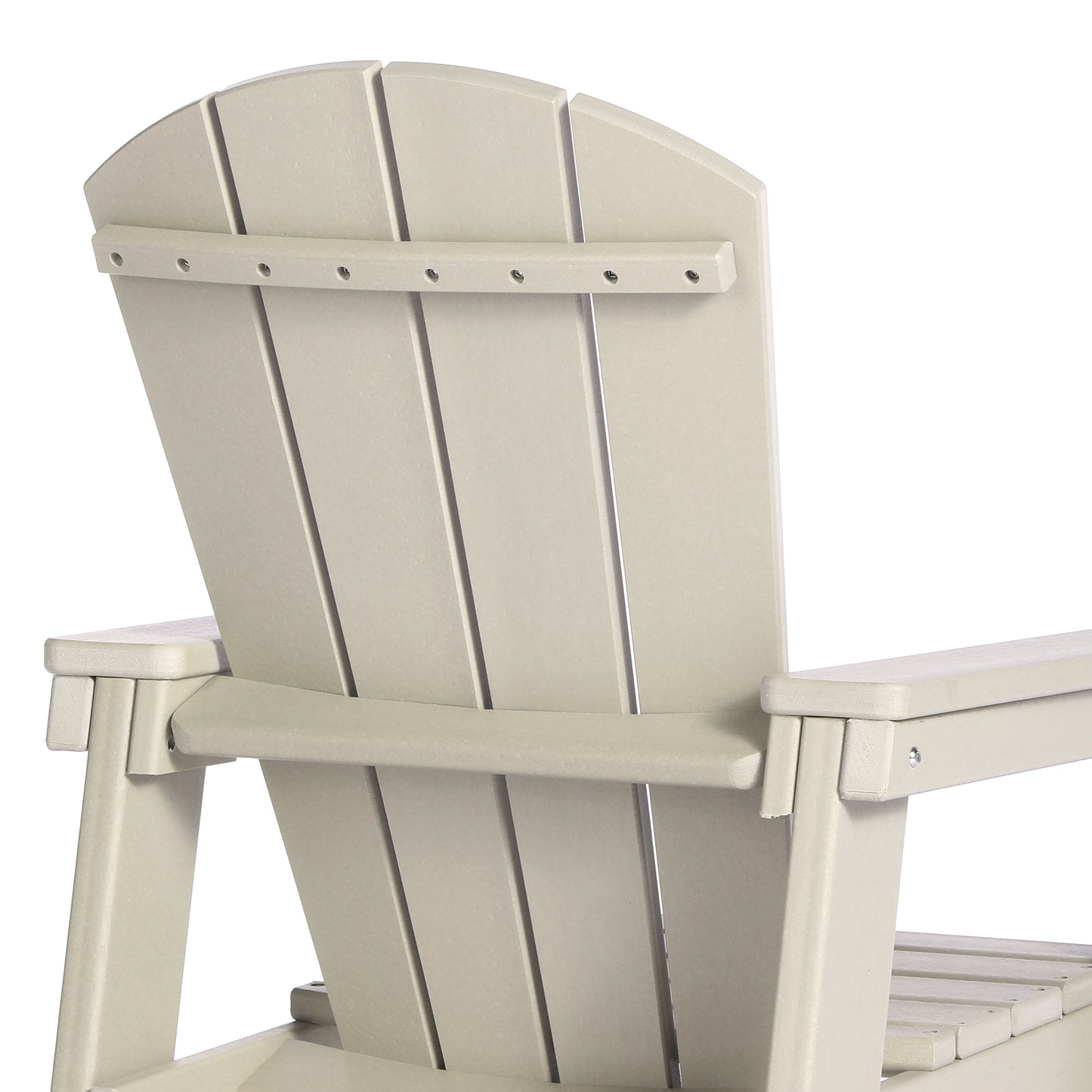 Tiny Terraces Kids' All-Weather Outdoor Poly Adirondack Chair