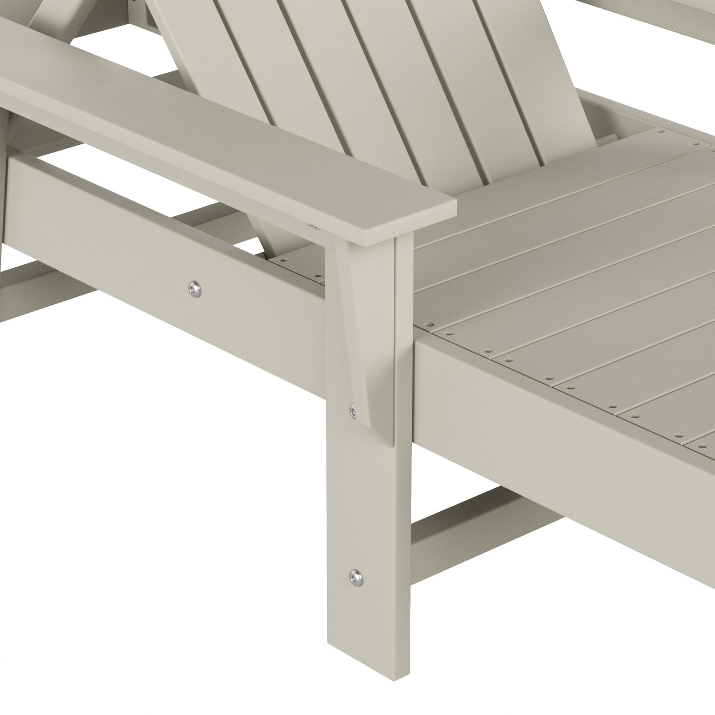 Westport Classic All-Weather Outdoor Adirondack Reclining Sun Lounger With Arms Rests