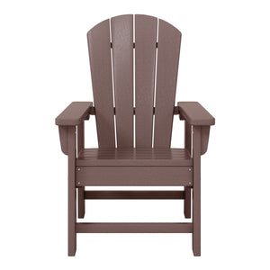 Tiny Terraces Kids' All-Weather Outdoor Poly Adirondack Chair