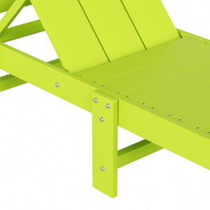 Malibu Modern All-Weather Outdoor Reclining Sun Lounger With Wheels