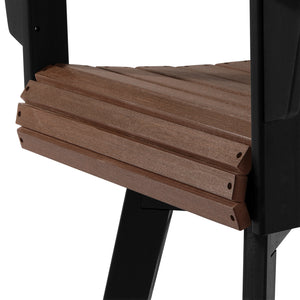 Heritage Ridge Adirondack Swivel Bar Chair With Cup Holder