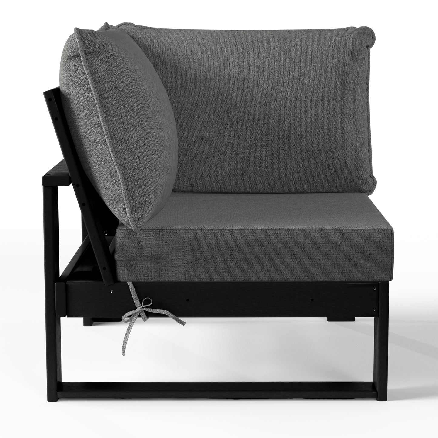 Signature All-Weather Outdoor Modular Patio Deep Seating Corner Chair (Corner Sectional Seat)