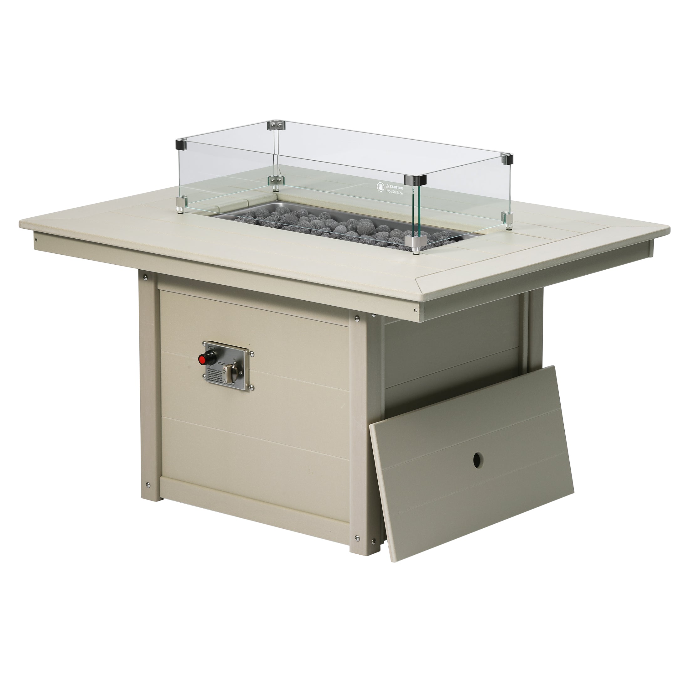 Sedona Rectangular 34" X 46" Fire Pit Table