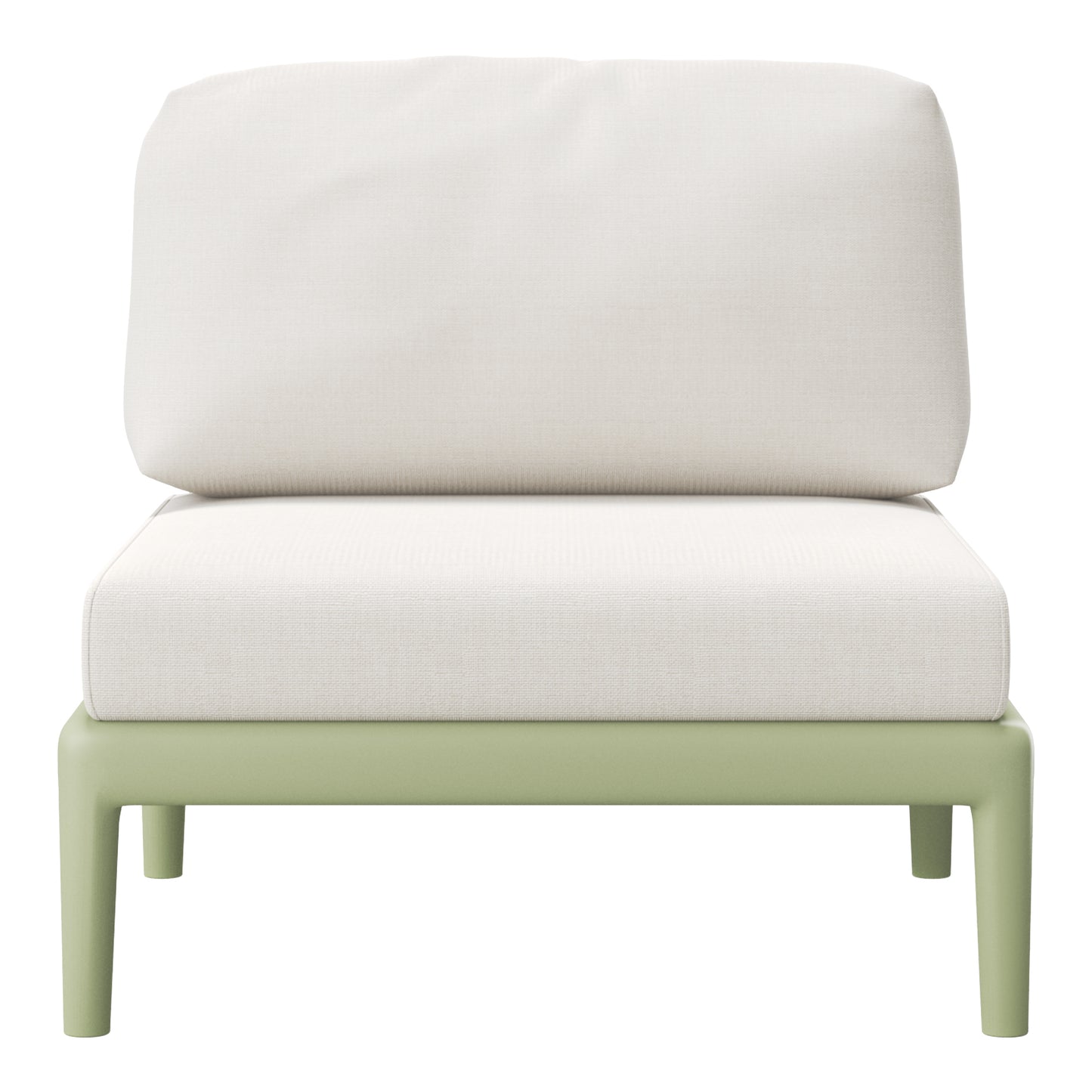 Polyform Deep Seating Armless Chair with Cushions