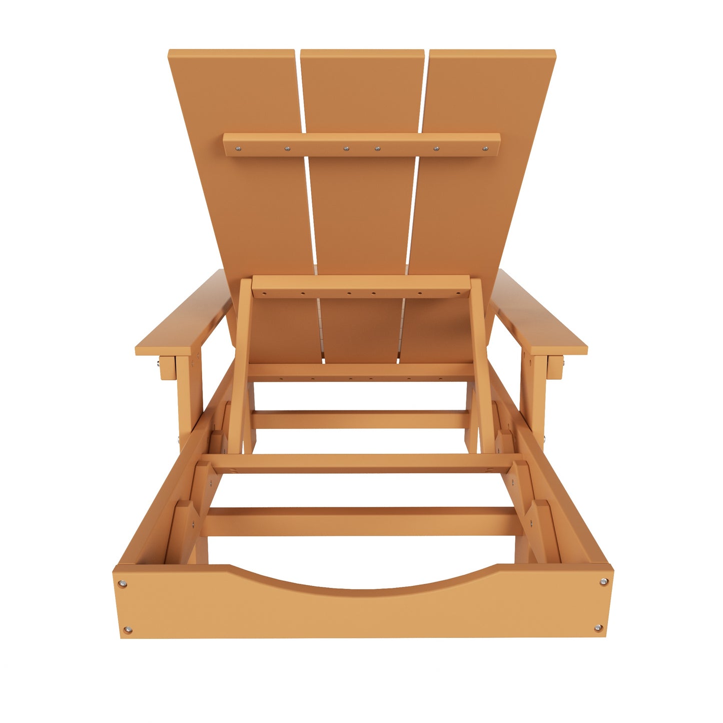 Malibu Modern All-Weather Outdoor Reclining Sun Lounger With Arm Rests & Wheels
