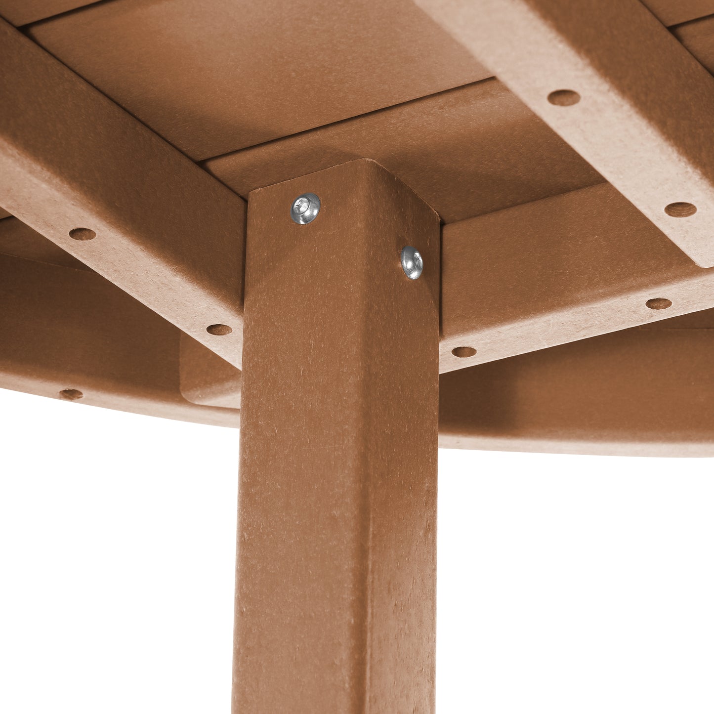 Tiny Terraces Kids' All-Weather Outdoor Round Dining Table (38" Wide)