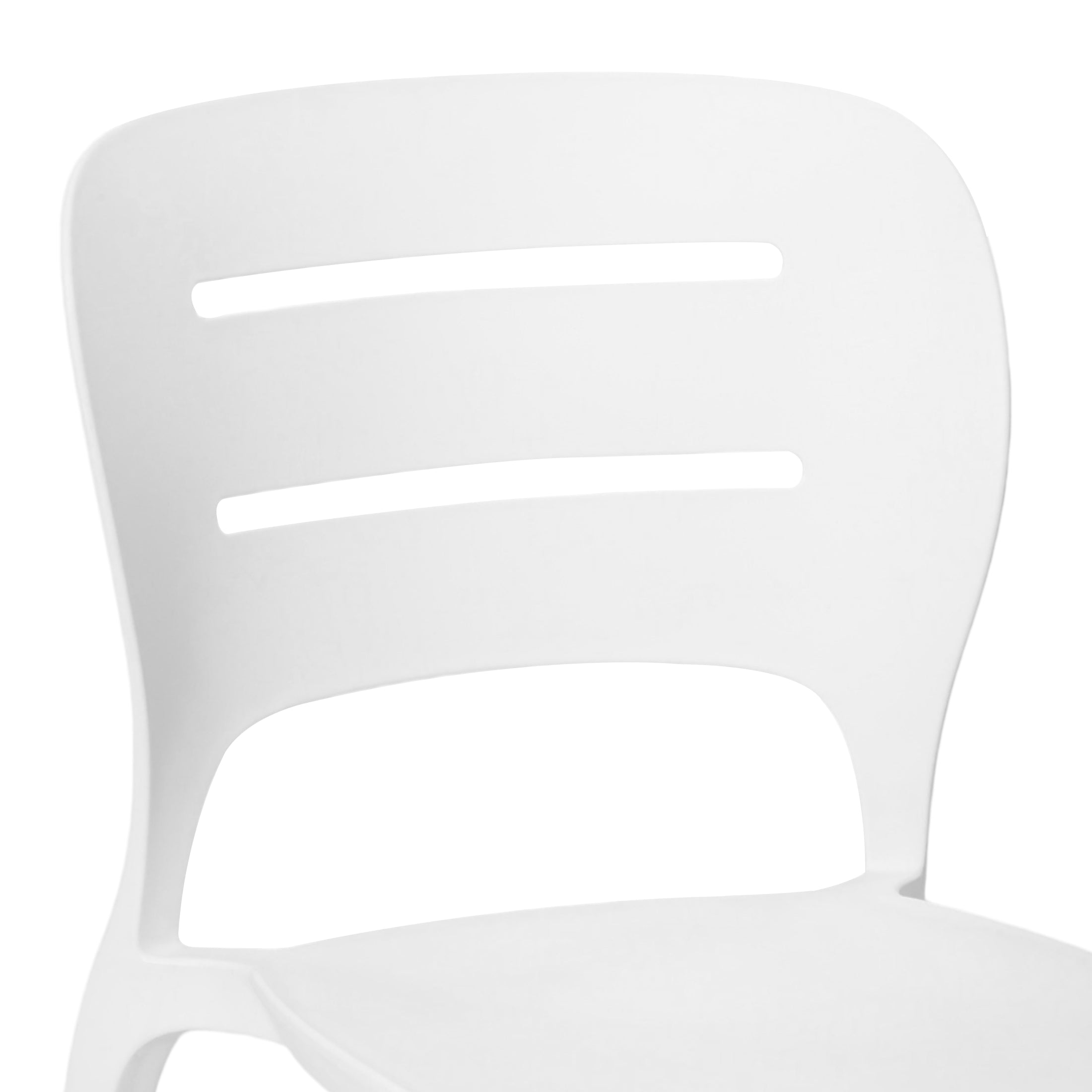 Patio Stacking Dining Side Chair (Set of 2)