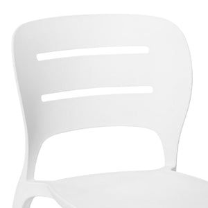 Patio Stacking Dining Side Chair (Set of 4)