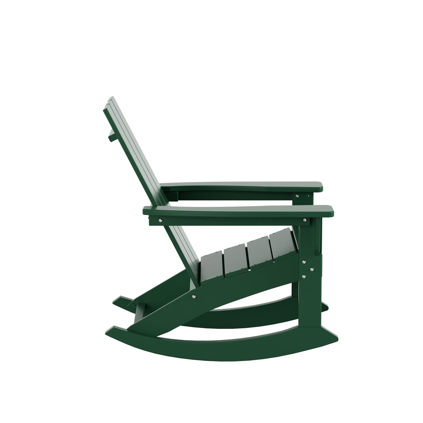Malibu Modern All-Weather Outdoor Rocking Adirondack Chair