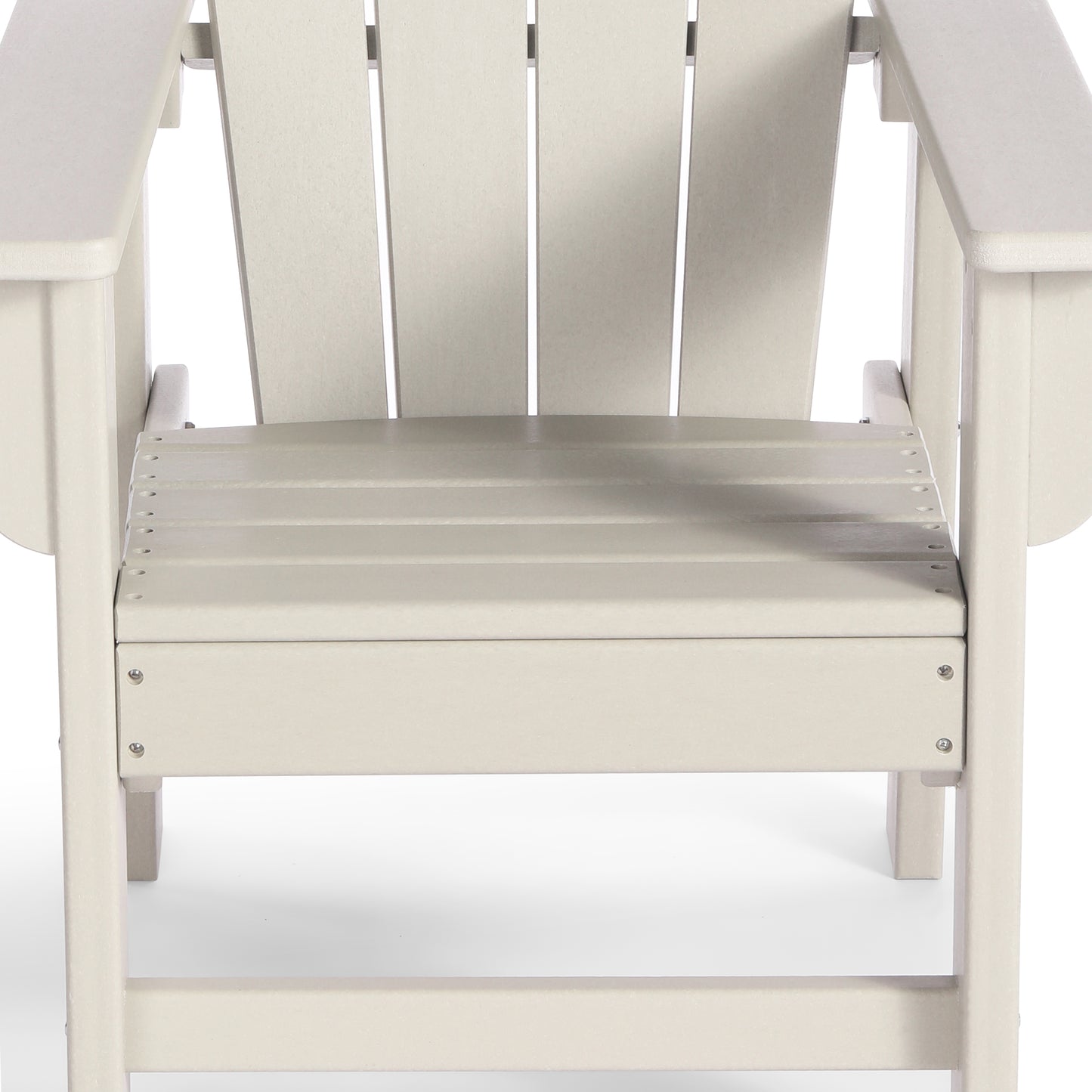 Tiny Terraces Kids' All-Weather Outdoor Poly Adirondack Chair