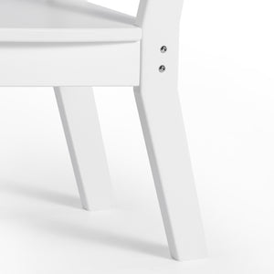 Tiny Terraces Kids' All-Weather Outdoor Dining Chair (Set of 2)
