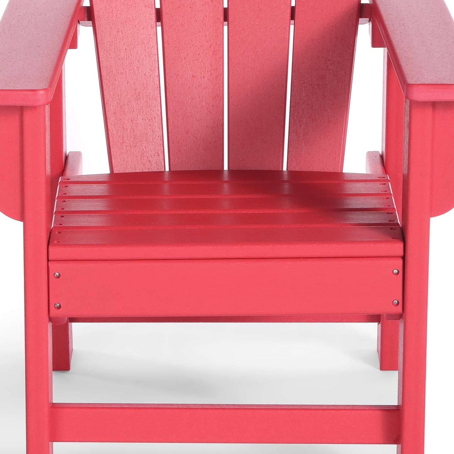 Tiny Terraces Kids' All-Weather Outdoor Poly Adirondack Chair