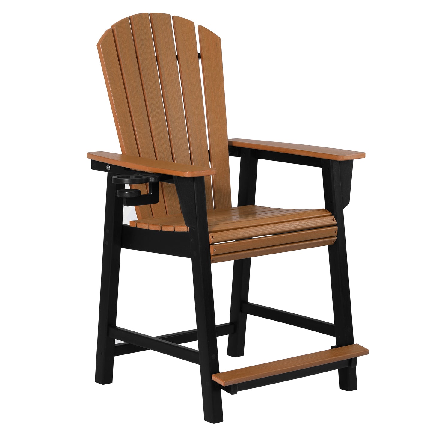 Heritage Ridge Adirondack Counter Height Chair With Cup Holder
