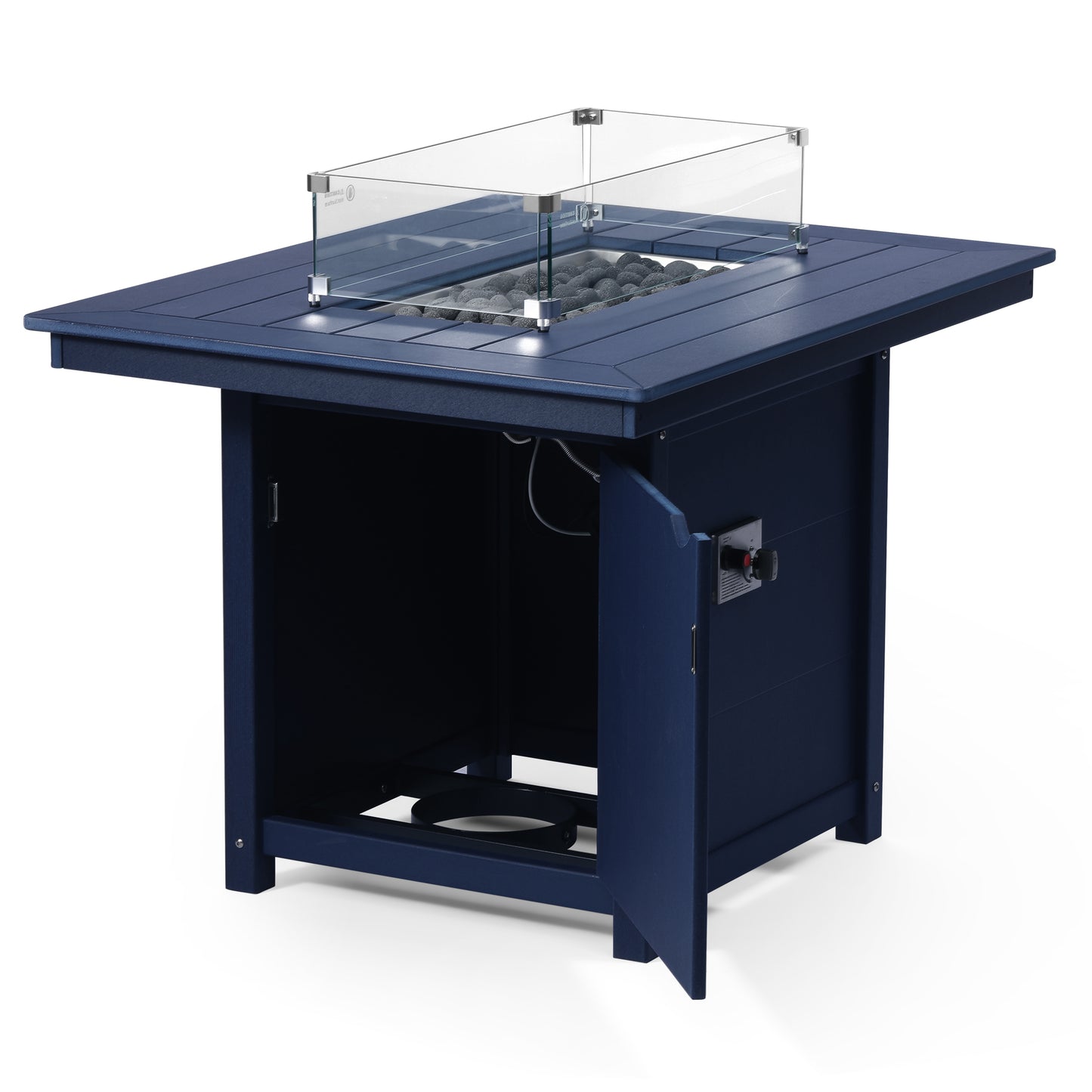 Sedona Rectangular 34" X 46" Dining Fire Pit Table