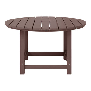 Tiny Terraces Kids' All-Weather Outdoor Round Dining Table (38" Wide)
