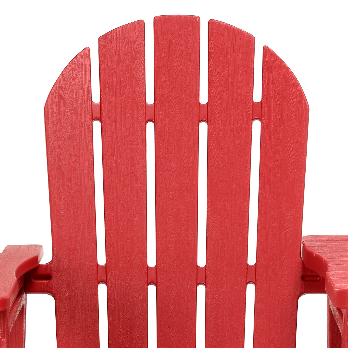Set of Snap'n Lock Adirondack Chairs with Connecting Wedge Table (No Tools or Hardware)