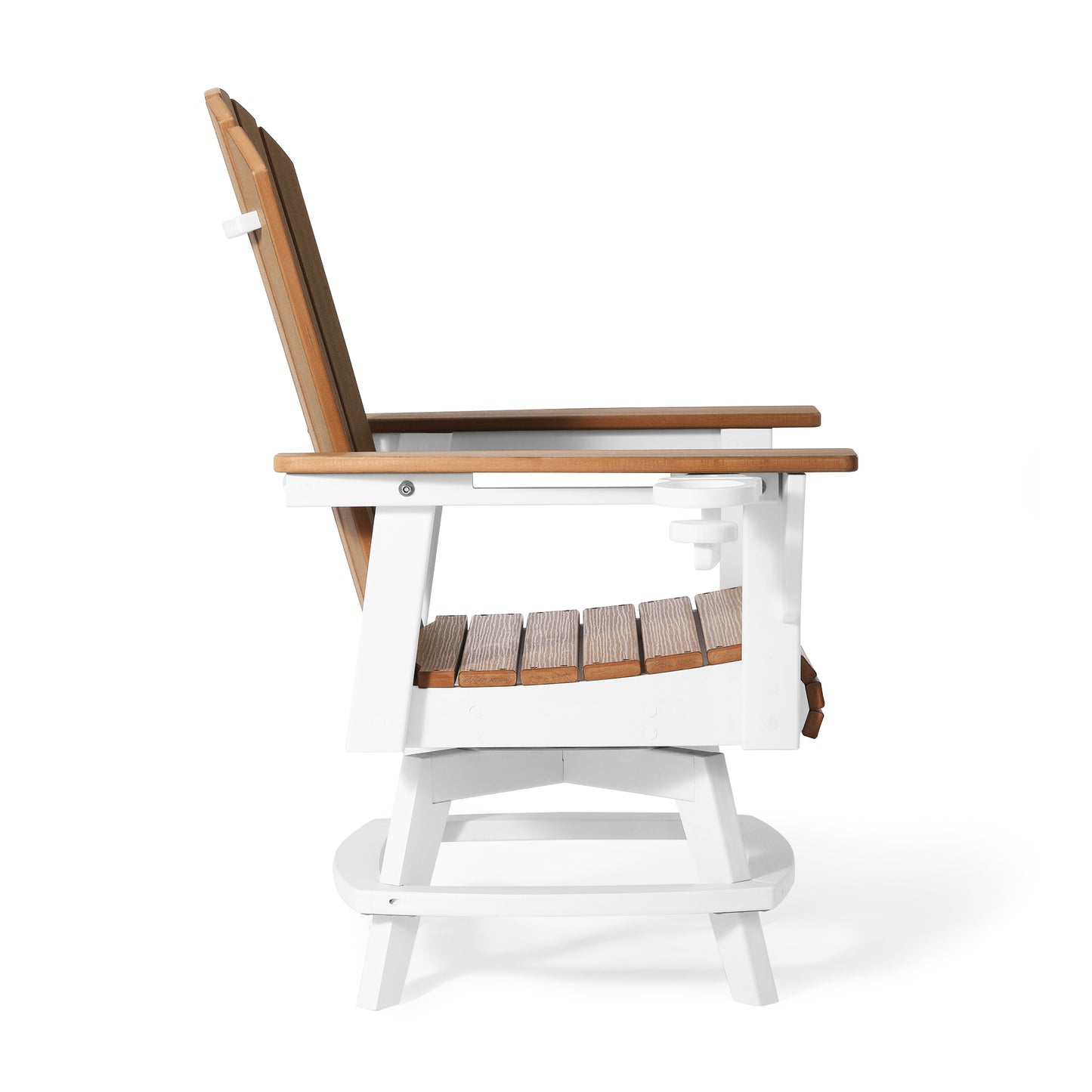Heritage Ridge Adirondack Swivel Dining Chair With Cup Holder