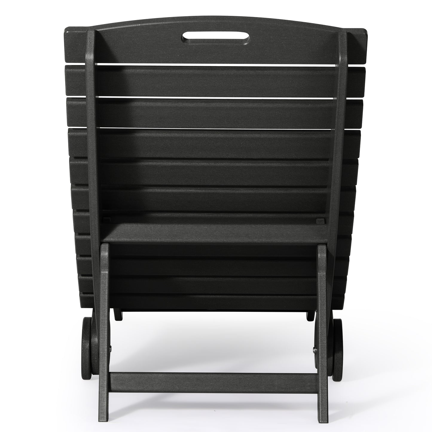 Key West Folding Pool Lounge Chair with Wheels