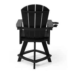Chatham Adirondack Swivel Counter Chair with Cup Holder