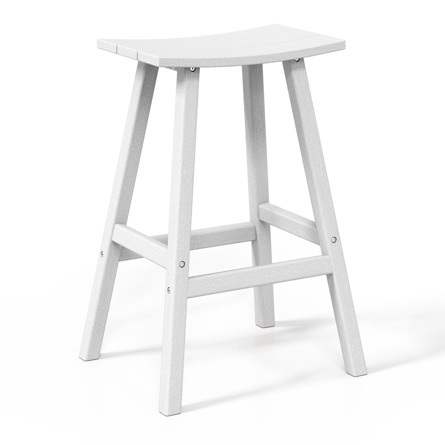 Stockholm All-Weather Outdoor Saddle Bar Stool (29" Height)
