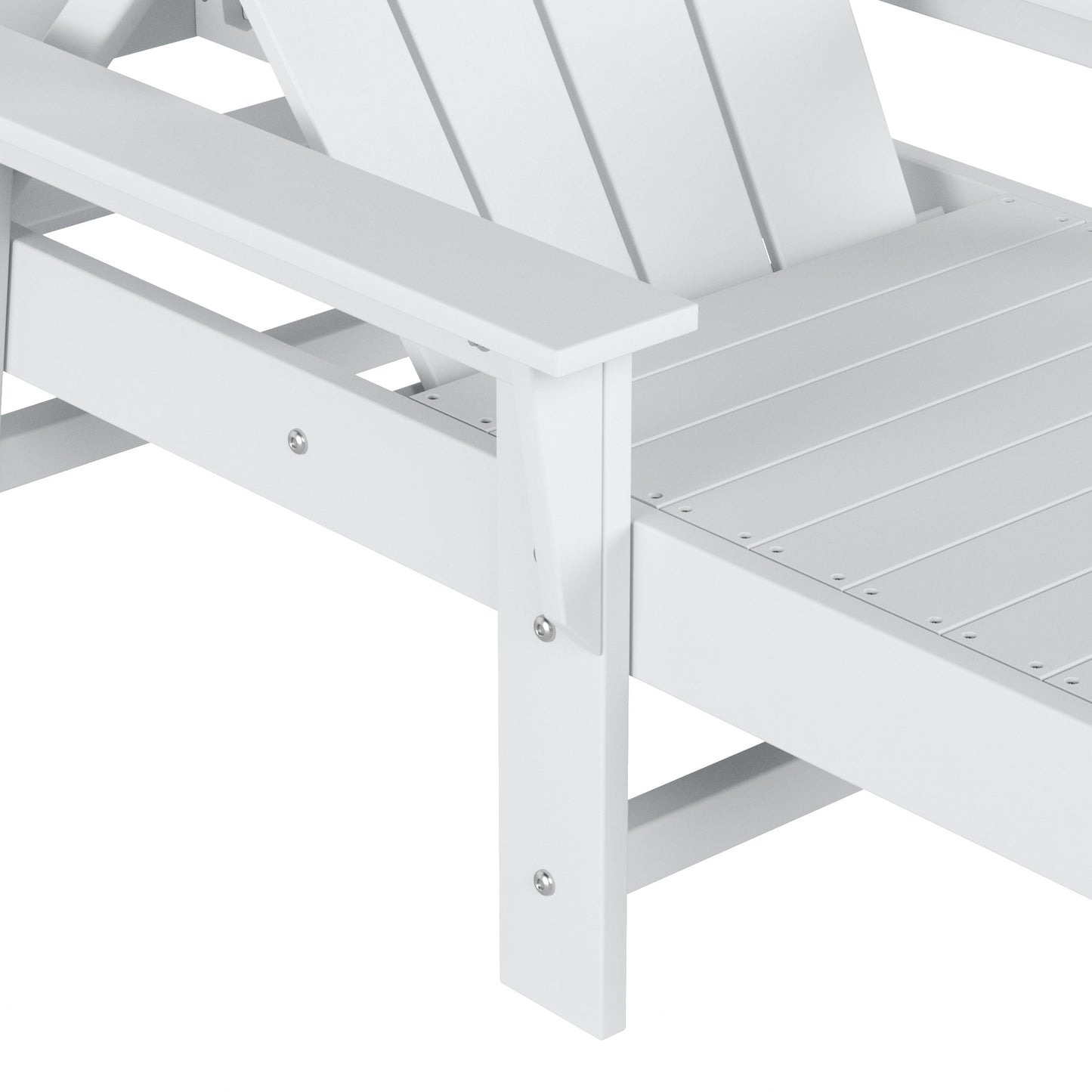Chatham All-Weather Outdoor Adirondack Reclining Sun Lounger With Arms Rests & Wheels