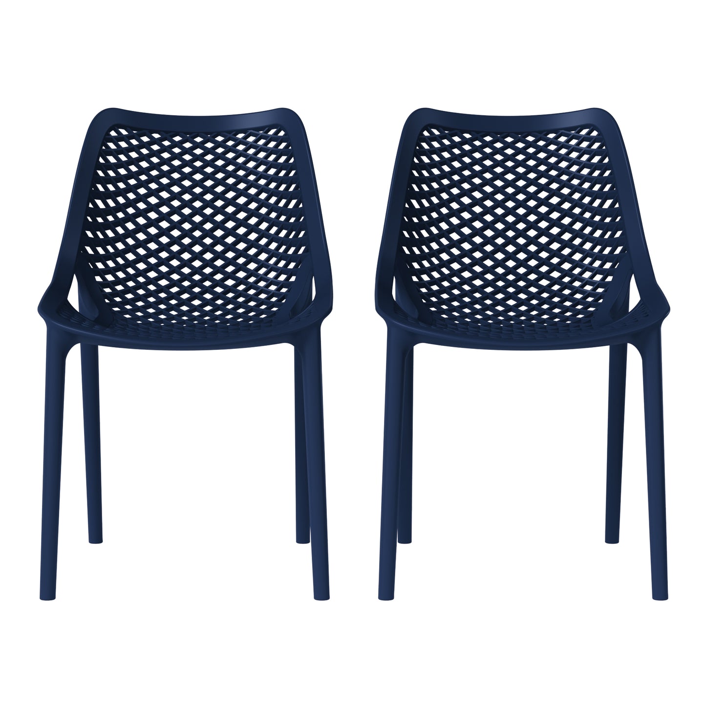 Polyform Stacking Dining Side Chair (Set of 2)