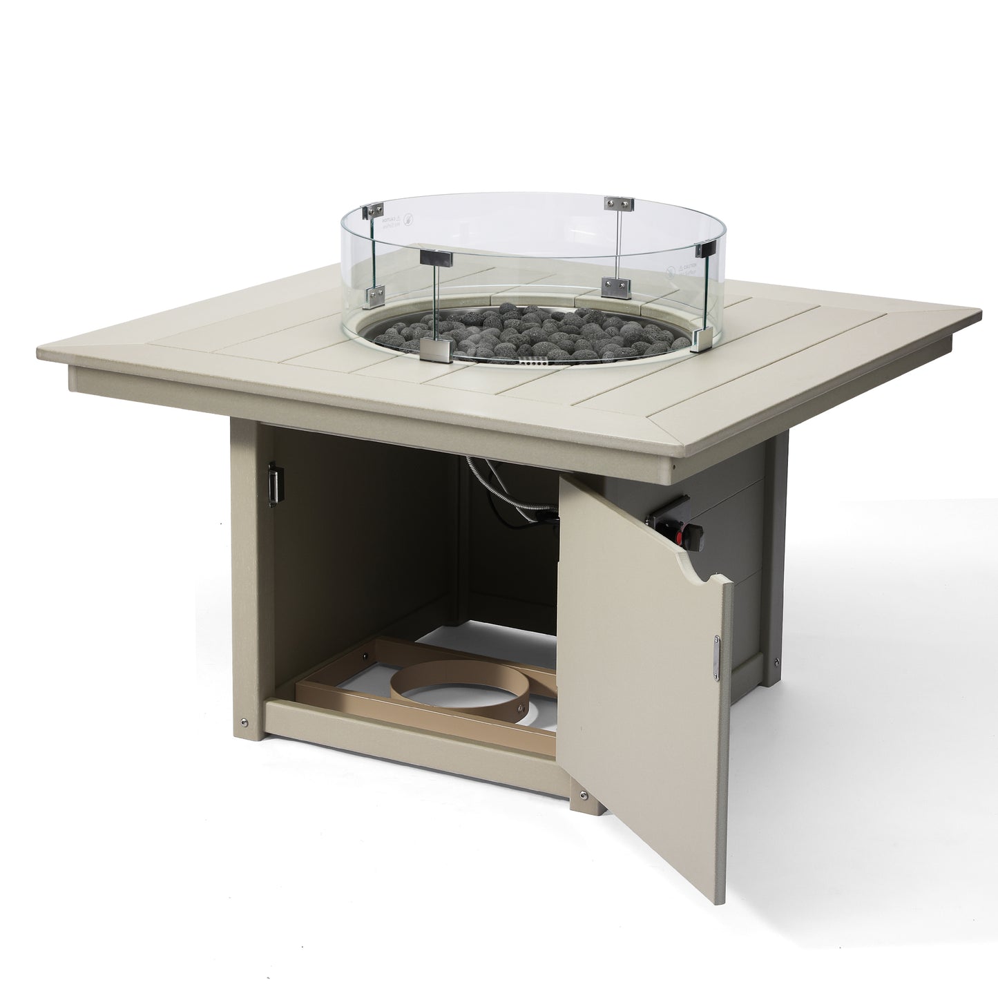 Sedona Square 42" Fire Pit Table