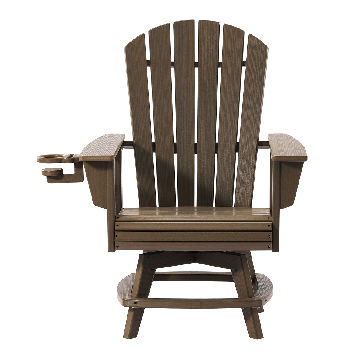 Heritage Ridge Adirondack Swivel Dining Chair With Cup Holder
