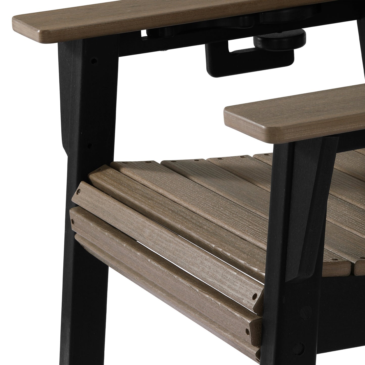 Heritage Ridge Adirondack Bar Chair With Cup Holder